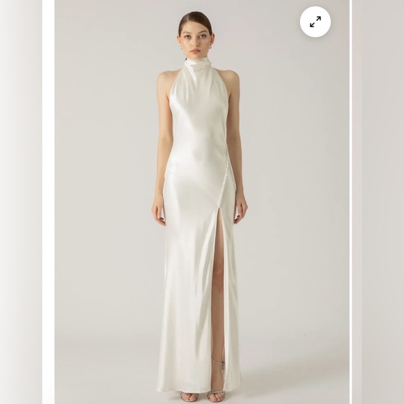 sau lee Dresses & Skirts - PENELOPE BACKLESS SATIN GOWN